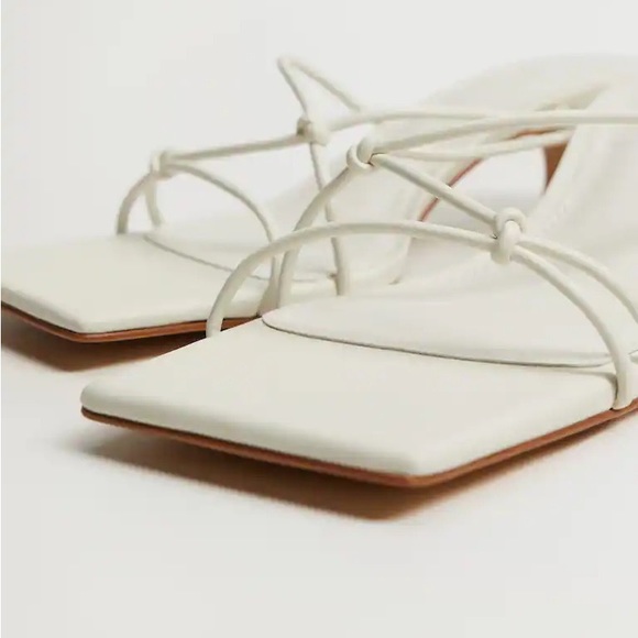 SOLD! MANGO knots heel sandals - Picture 5 of 11